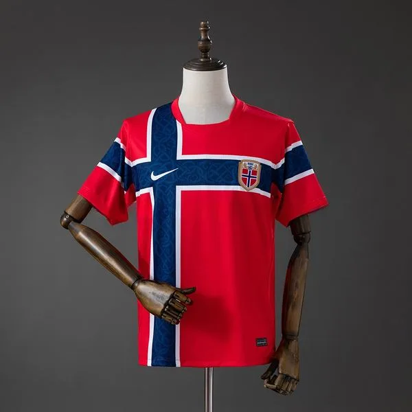 Camiseta de fútbol Noruega 2026 LOCAL MANGA CORTA VERSION FAN